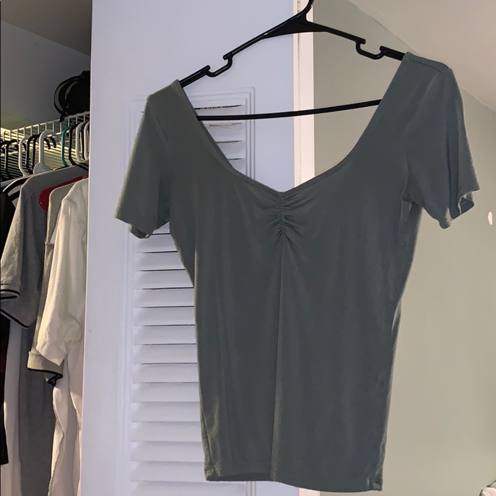 Ruched cleavage Tshirt